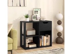 Costway Bücherregal Holz 60 x 30 x 53 cm