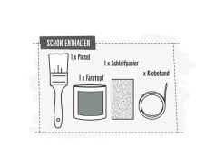 CREATE! by OBI DIY Farb-Set Blaugrau Satin Finish 125 ml