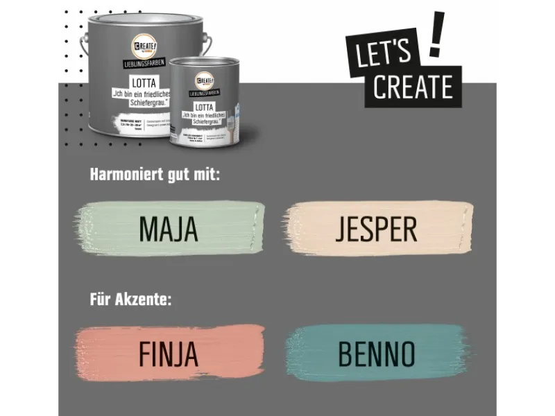 CREATE! by OBI Lieblingsfarben Buntlack Lotta seidenmatt 750ml