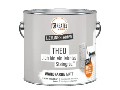 CREATE! by OBI Innenfarben^Wandfarbe Lieblingsfarbe Theo Matt 2,5 l