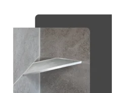 Dalsys Duschablage Befliesbar 310mm x 130mm Edelstahl Silber