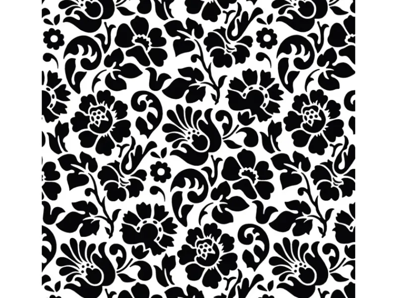 d-c-fix Klebefolie Barock Weiß-Schwarz 45 cm x 200 cm