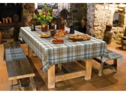 d-c-fix Tischdecken^Tischdecke Borneo Blau 130 x 160 cm eckig