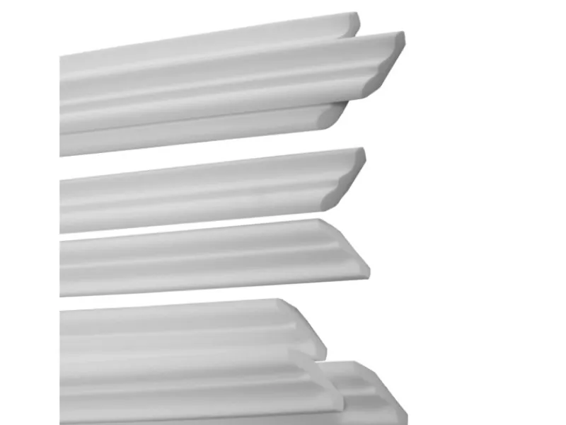 Decorate Zierprofil-Set XZL06 Weiß 12 x 2 m