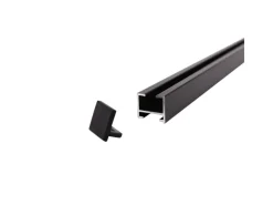 Deco-Raum Gardinenschiene nach Maß 1-Lauf Square 60cm