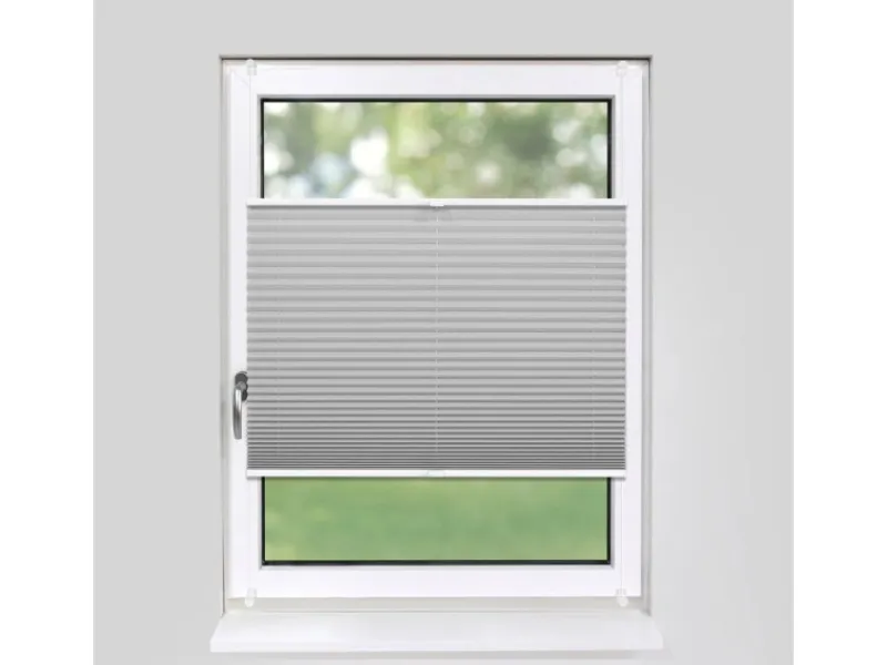 Deco-Raum Plissee Basic ohne Bohren 60x150cm Blickdicht Klemmfix