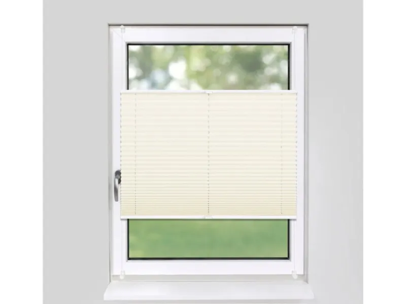 Deco-Raum Plissees^Plissee Basic ohne Bohren 80x210cm Blickdicht Klemmfix