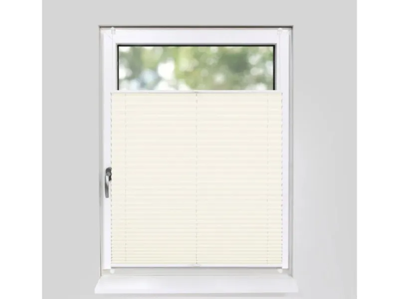 Deco-Raum Plissees^Plissee Basic ohne Bohren 80x210cm Blickdicht Klemmfix