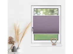 Deco-Raum Plissees^Plissee Basic ohne Bohren 85x210cm Blickdicht Klemmfix