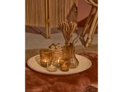 Kommode|Vasen^Deko-Tablett Desert Flower Ø 39,5 cm Natur