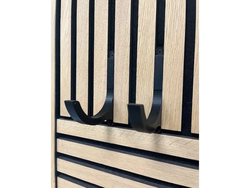 Denpanels Flaschenregale^Weinregal 3D für Akustikpaneele 23,5 cm x 13 cm x 2 cm Schwarz