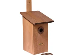 Dobar Vogelbedarf^Beobachtungsnistkasten mit drei Lochgrößen Braun