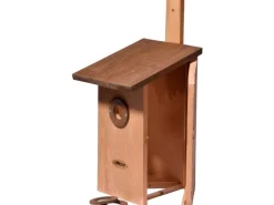 Dobar Vogelbedarf^Beobachtungsnistkasten mit drei Lochgrößen Braun