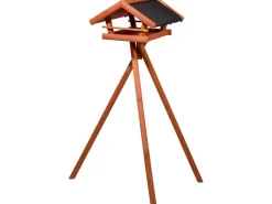 Dobar Vogelbedarf^Vogelhaus Bertram aus Holz mit Ständer 48 cm x 51 cm x 26 cm FSC®
