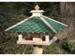Dobar Vogelhaus Bitumen-Dachschindeln Grün 54 x 54 x 38 cm FSC®
