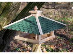 Dobar Vogelhaus Bitumen-Dachschindeln Grün 54 x 54 x 38 cm FSC®