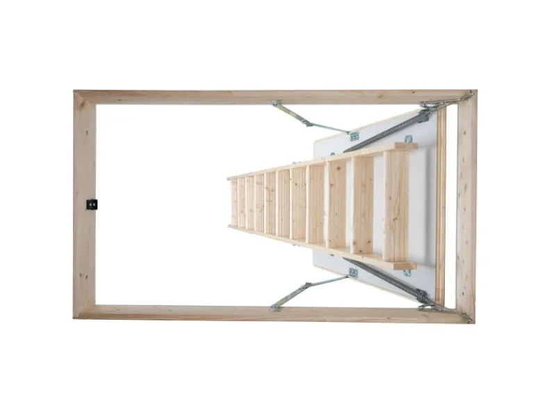 Dolle Leitern^Bodentreppe Pur Set 130x70 cm wärmegedämmt U-Wert 1,6 Höhe bis 285 cm