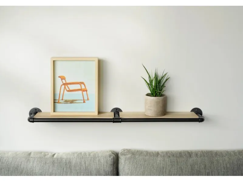 Dolle Regalsysteme^Eckverbinder für Pipe-Regalsystem 4 x 20 mm (3/4") Schwarz Matt