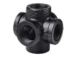 Dolle Regalsysteme^Eckverbinder für Pipe-Regalsystem 6 x 20 mm (3/4") Schwarz Matt