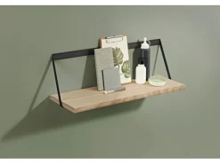 Dolle Holzregale^Holzregal Lite Nature 80 cm x 30 cm x 2 cm Eiche Furniert