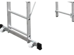 Drabest Arbeitsgerüst 3-in-1 Aluminiumleiter Traglast 150kg