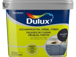 Dulux Fresh Up Lack für Küchen, Möbel und Türen Satin Schwarz 750 ml