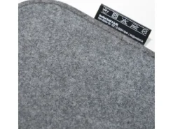 DuneDesign Kissen^4 Eckige Sitzkissen aus Filz 35 x 35 cm in Grau und Hellgrau