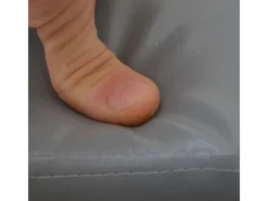 DuneDesign Sitzbänke^Schuhregal mit Sitzbank 95 x 33 x 52 cm Hellgrau