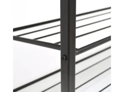 DuneDesign Sitzbänke^Schuhregal mit Sitzbank 95 x 33 x 52 cm Hellgrau