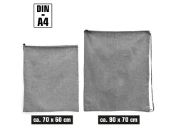 DuneDesign Aufbewahrung^Wäschesack 100 Liter & 60 Liter Wäschesammler mit Kordelzug