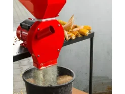 Eberth Elektrische Getreidemühle 1100 Watt 52 L Eimer Durchsatzmenge 240 kg/h