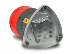 Eberth Elektrische Getreidemühle mit Standfuß 1300W 13L Einfülltrichter 400 kg/h