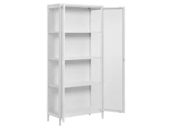 Vitrinen^ebuy24 Brisbane Vitrinenschrank Weiß