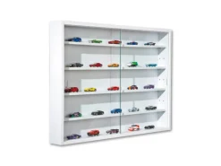 Vitrinen^ebuy24 Comit Vitrinenschrank Wandhängend 2 Glastüren Weiss