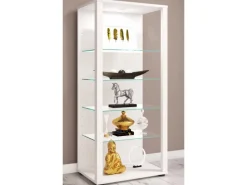 Vitrinen^ebuy24 Glasol3 Vitrinenschrank Weiß