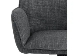 ebuy24 Glenda Esszimmerstuhl Mit Armlehnen Stoff Grau