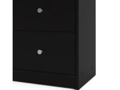 Kommode^ebuy24 Maria Kommode Breit mit 6 Schubladen Schwarz