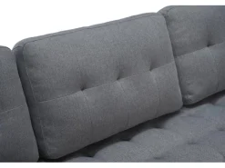 Sofas^ebuy24 Marino Sofa 3 Personen Stoff Grau