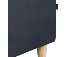 ebuy24 Marino Sofa BA4 Chaiselongue Rechts oder Links Gewendet in Velour Schwarz