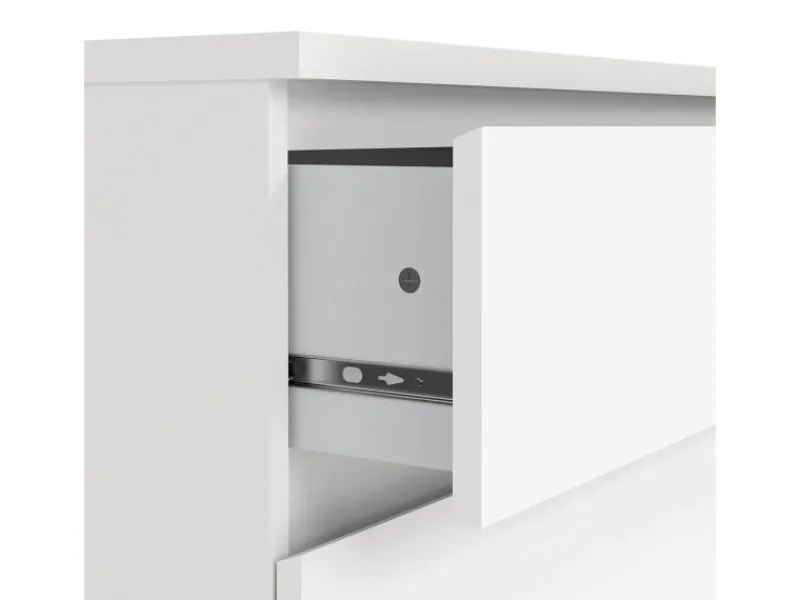 ebuy24 Naia Kommode 3 Schubladen Weiß