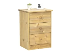 ebuy24 Nelly Kommode 3 Schubladen Gebeizt