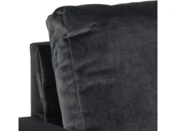 Sofas|Aufbewahrung^ebuy24 Sacramento Schlafsofa Chaiselong Wendbar Versteckte Aufbewahrung und Ausziehbares Bett AntracitGrau