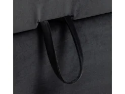 Sofas|Aufbewahrung^ebuy24 Sacramento Schlafsofa Chaiselong Wendbar Versteckte Aufbewahrung und Ausziehbares Bett AntracitGrau