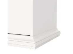 Sideboards^ebuy24 Venedig Kommode mit 2 Kleinen und 2 Grossen Schubladen Weiss