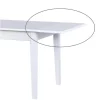 ebuy24 Wright Esstisch Zusatzplatte 1 stk Weiss