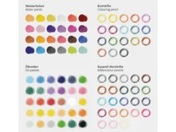 ECD Germany 109 Teiliges Malset mit Holzkoffer Zeichen und Malkoffer für Kinder