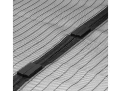 ECD Germany Insektenschutz^Fliegengitter Tür Insektenschutz Schwarz 100 x 210 cm Klebmontage