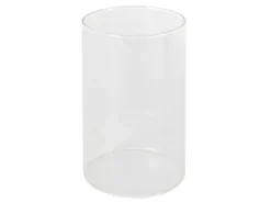 ECD Germany Holzlaterne 22cm Gartenlaterne mit Kerzenständer Henkel Stadt Muster