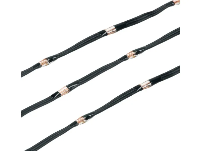 ECD Germany LED Micro Cluster Lichterkette 24m 800 LEDs Extra Warmweiß IP44