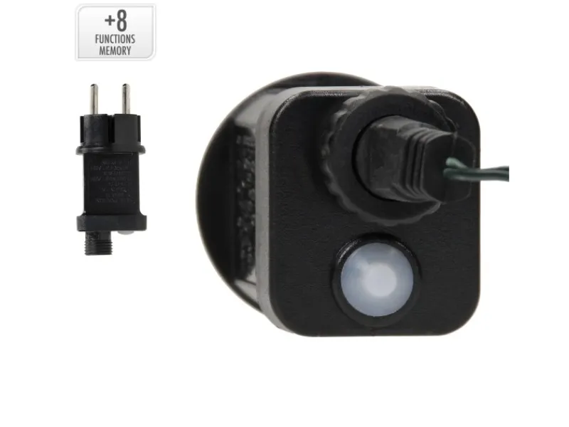 ECD Germany LED Micro Cluster Lichterkette 24m 800 LEDs Extra Warmweiß IP44